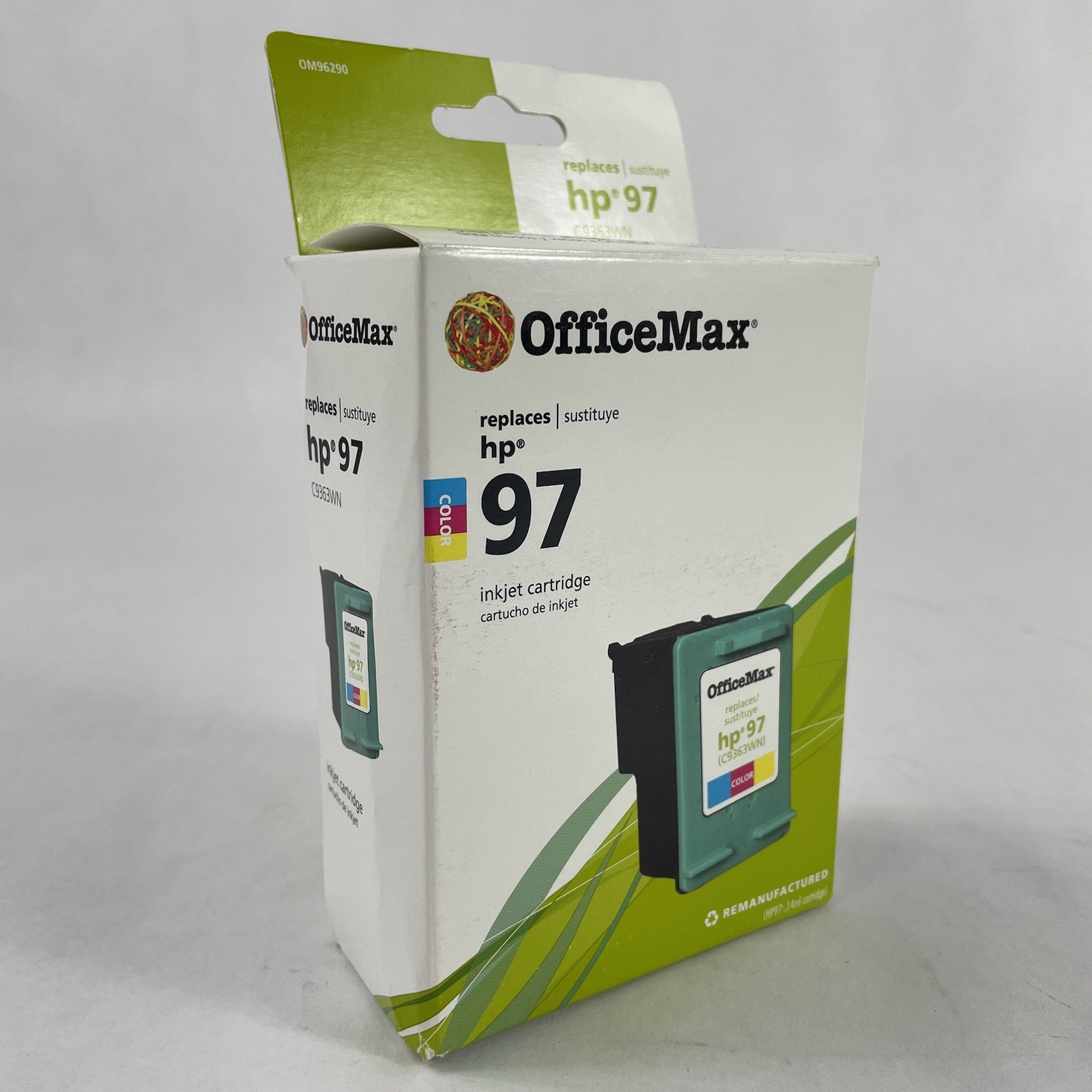 OfficeMax C9363WN HP 97 Tri-Color Ink Printer Cartridge Open Box