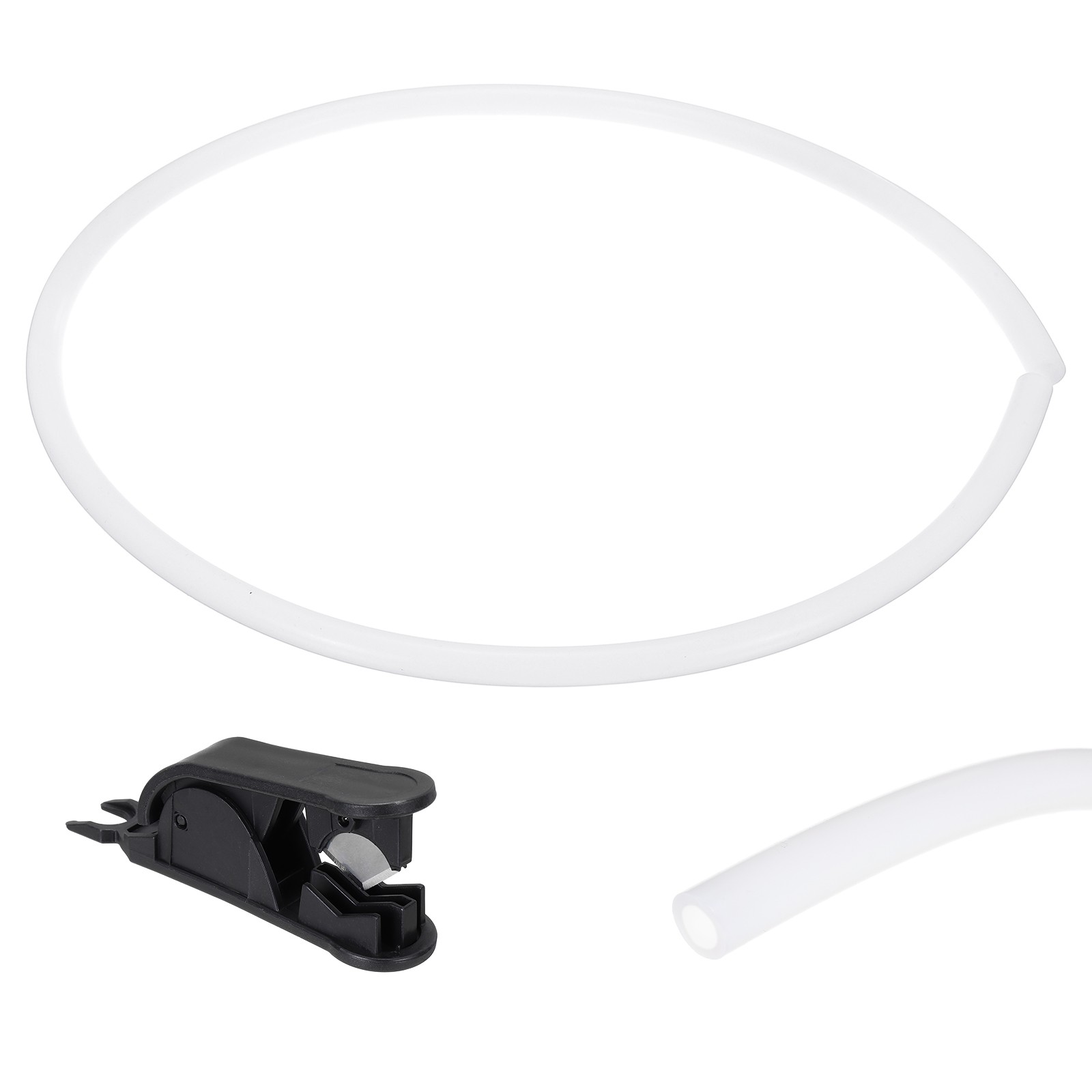 3.28 ft Tubing 6.5mm ID x 10mm OD with Cutter Milky White
