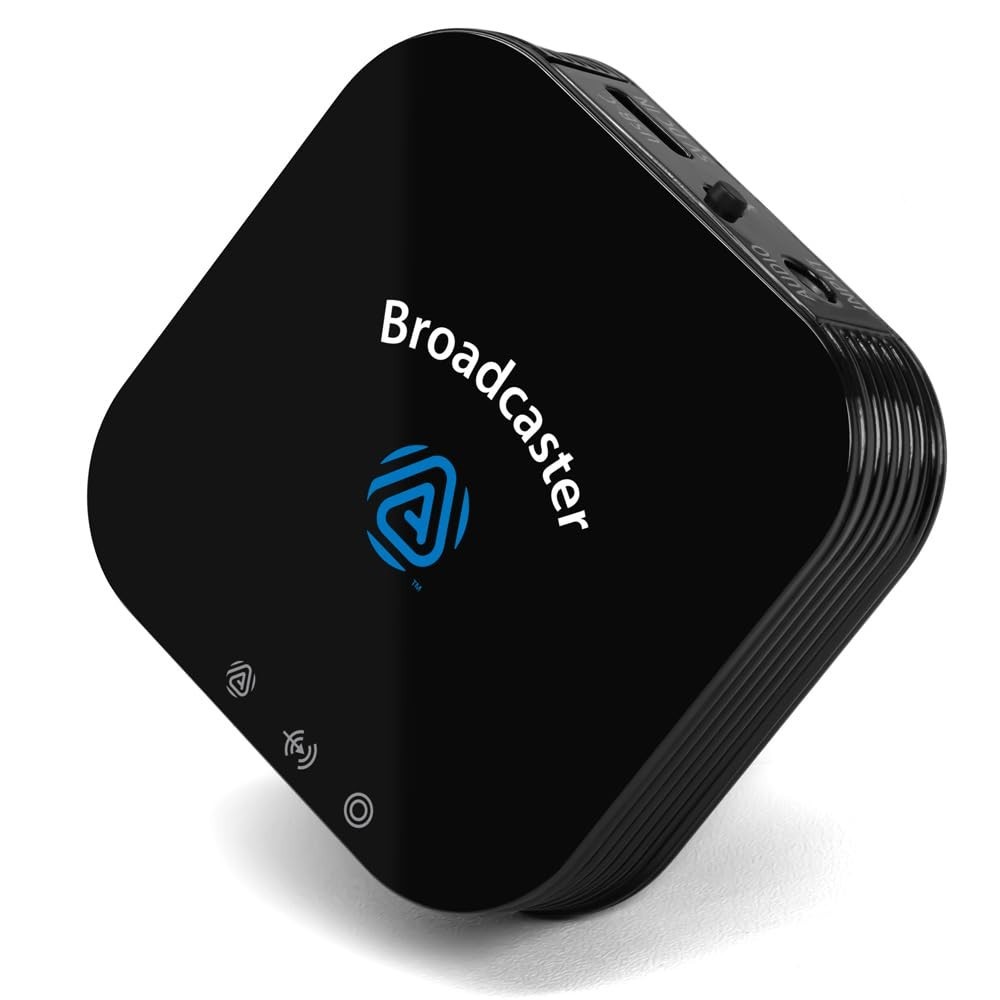 HomeSpot BA210 v2 Bluetooth Auracast Transmitter LC3 AptX Lossless HD Optical US