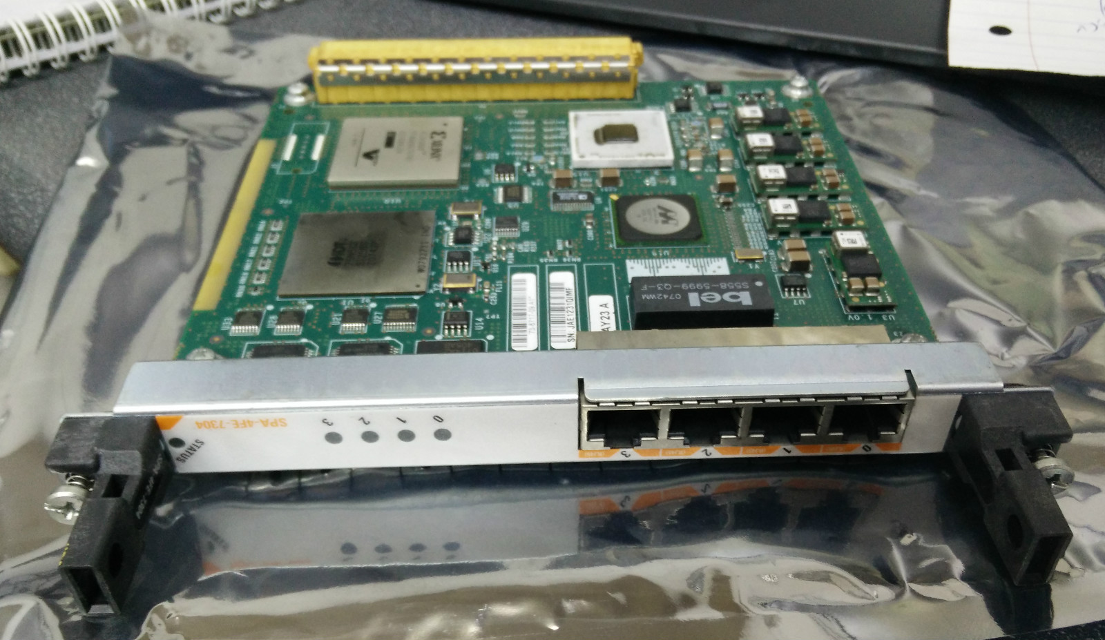 Cisco SPA-4FE-7304 V01 4-Port 10/100 Fast Ethernet Shared Port Adapter - NEW