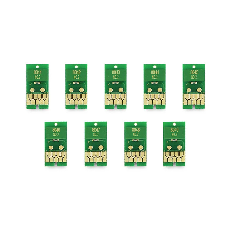 11pcs One Time Ink Cartridge Chips for Epson P6000 P7000 P8000 P9000 700ml