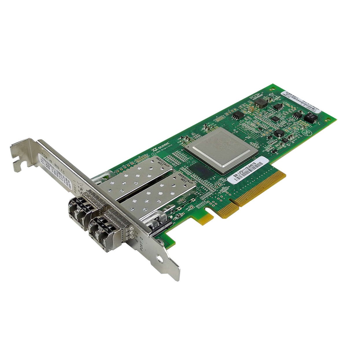 QLogic QLE2562-IBMX FC Dual Port 8Gb PCIe x8 Network Adapter 42D0512 00Y5629 FP
