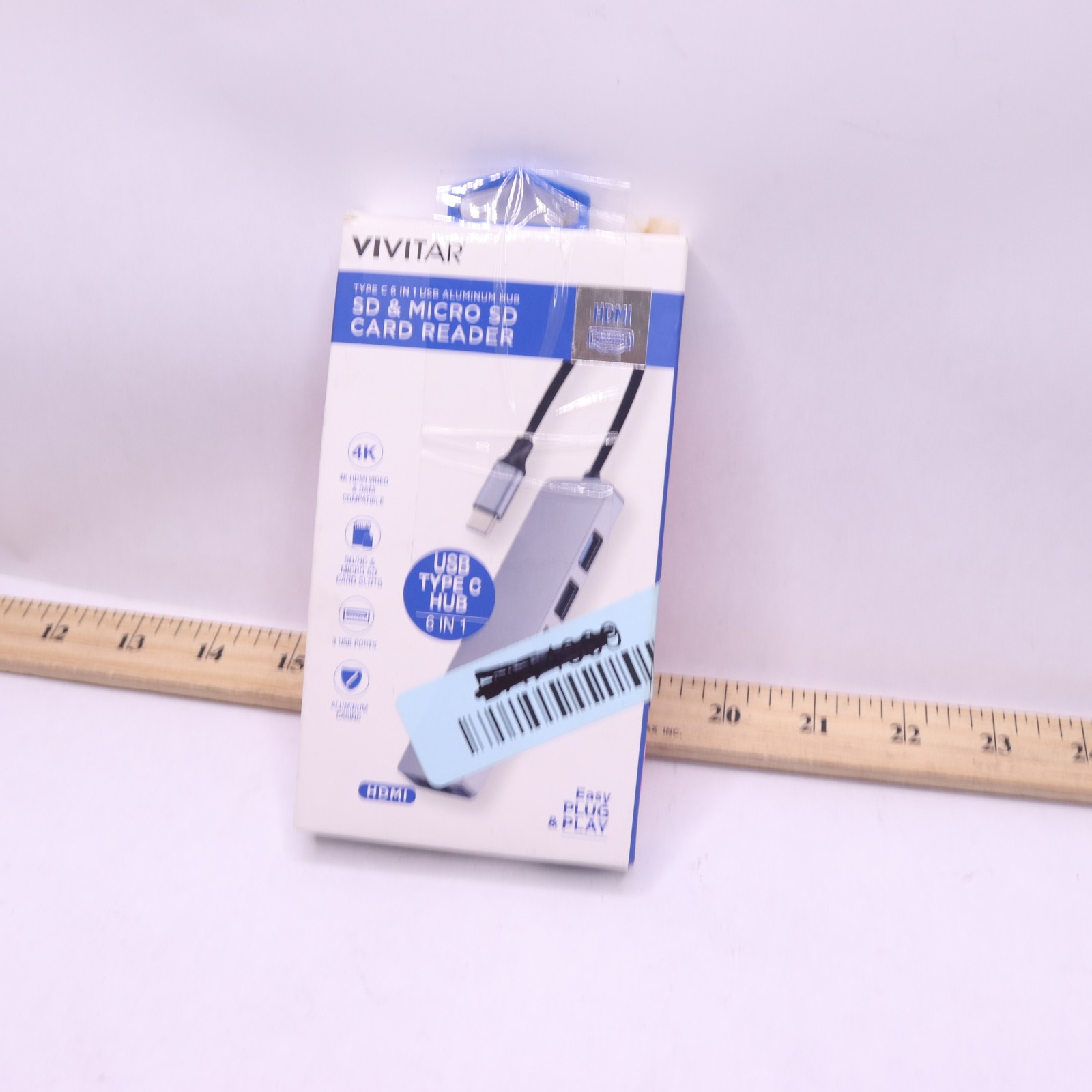 Vivitar Creator Series Aluminum USB Type C Hub HDMI Adapter VIVRW7320-NOC