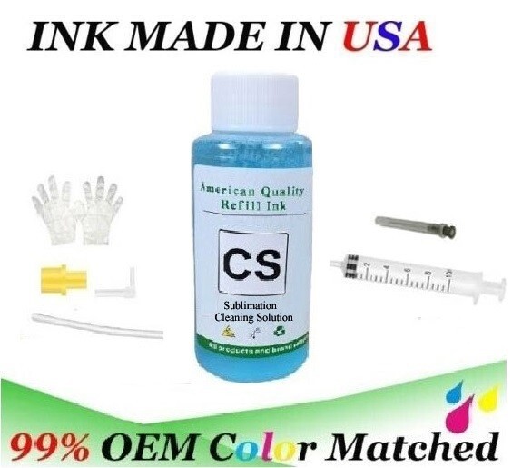 Dye Sublimation Cleaning Solution Cleaning Printhead Unblock nozzle cleaning