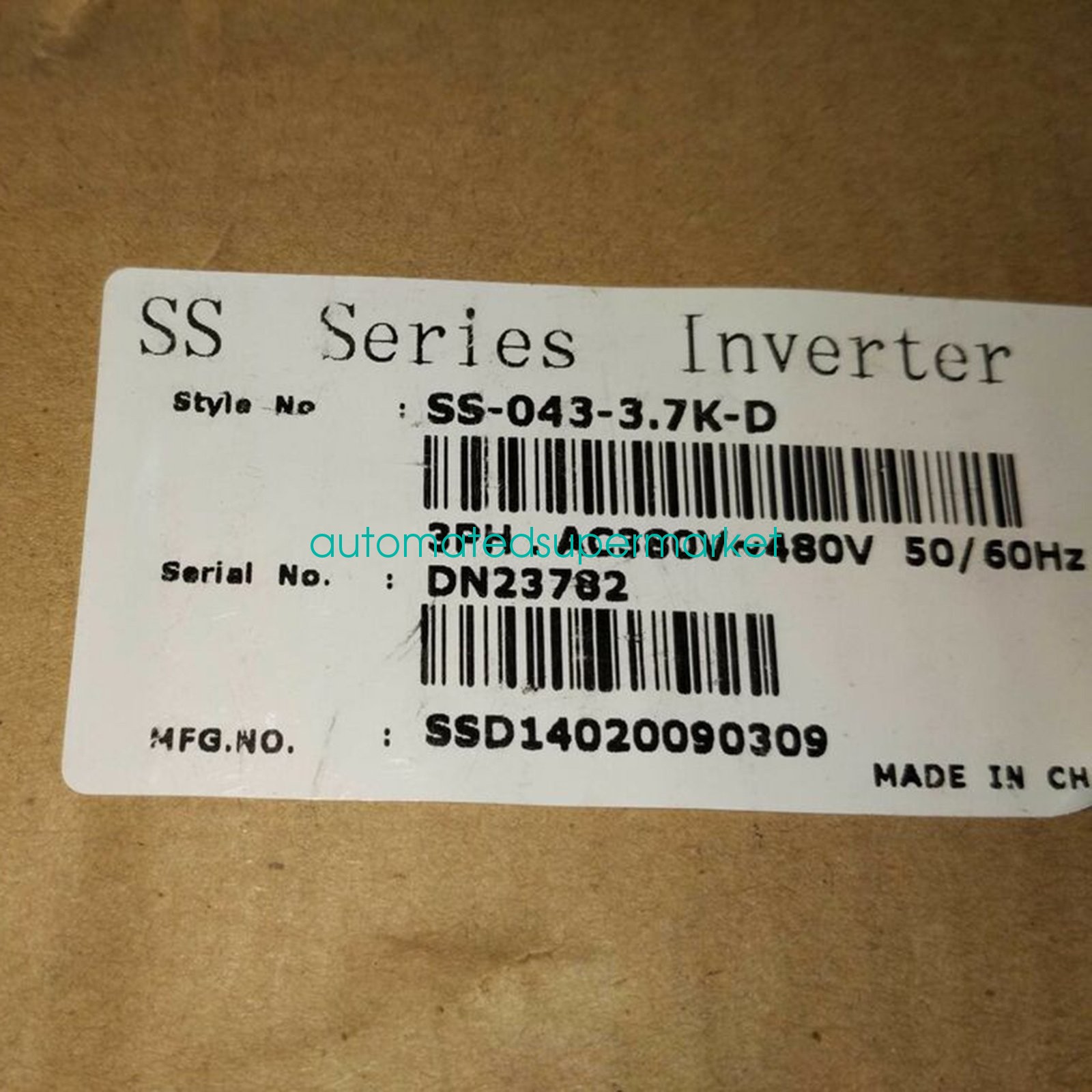 1PC New Shihlin SS-043-3.7K-D Inverter Shipping by DHL/FedEX