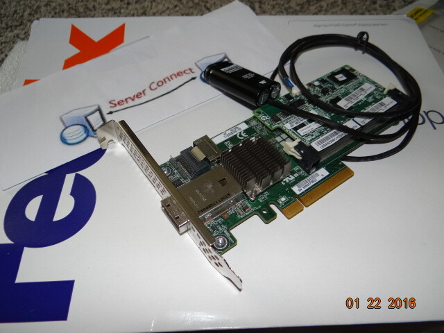 HP Smart Array P421/1GB FBWC 6Gb 2-ports SAS Controller 631673-B21