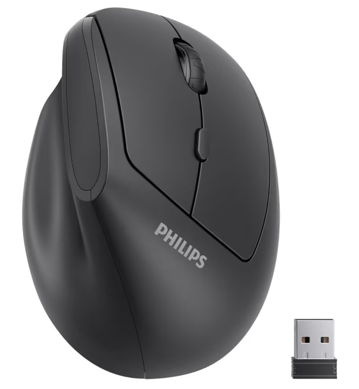 PHILIPS SPK7628 Ergonomic Mouse - Vertical Mouse 800/1200/1600 Adjustable B40