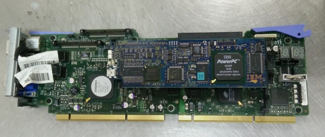 IBM 23K4109 XSeries 366 SAS Supper withTray I/O Card w/73P9324 REMOTE SUPERVISOR