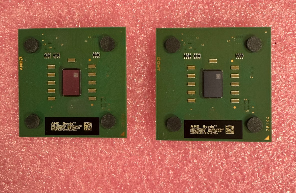 AMD Geode NX 1500 ANXL1500FGC3F or FGC3M Socket 462 (453 PIN PGA) RARE VINTAGE