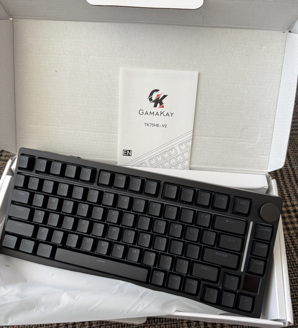 GamaKay TK75HE V2 Wireless Gaming Keyboard – Magnetic Switch – RGB