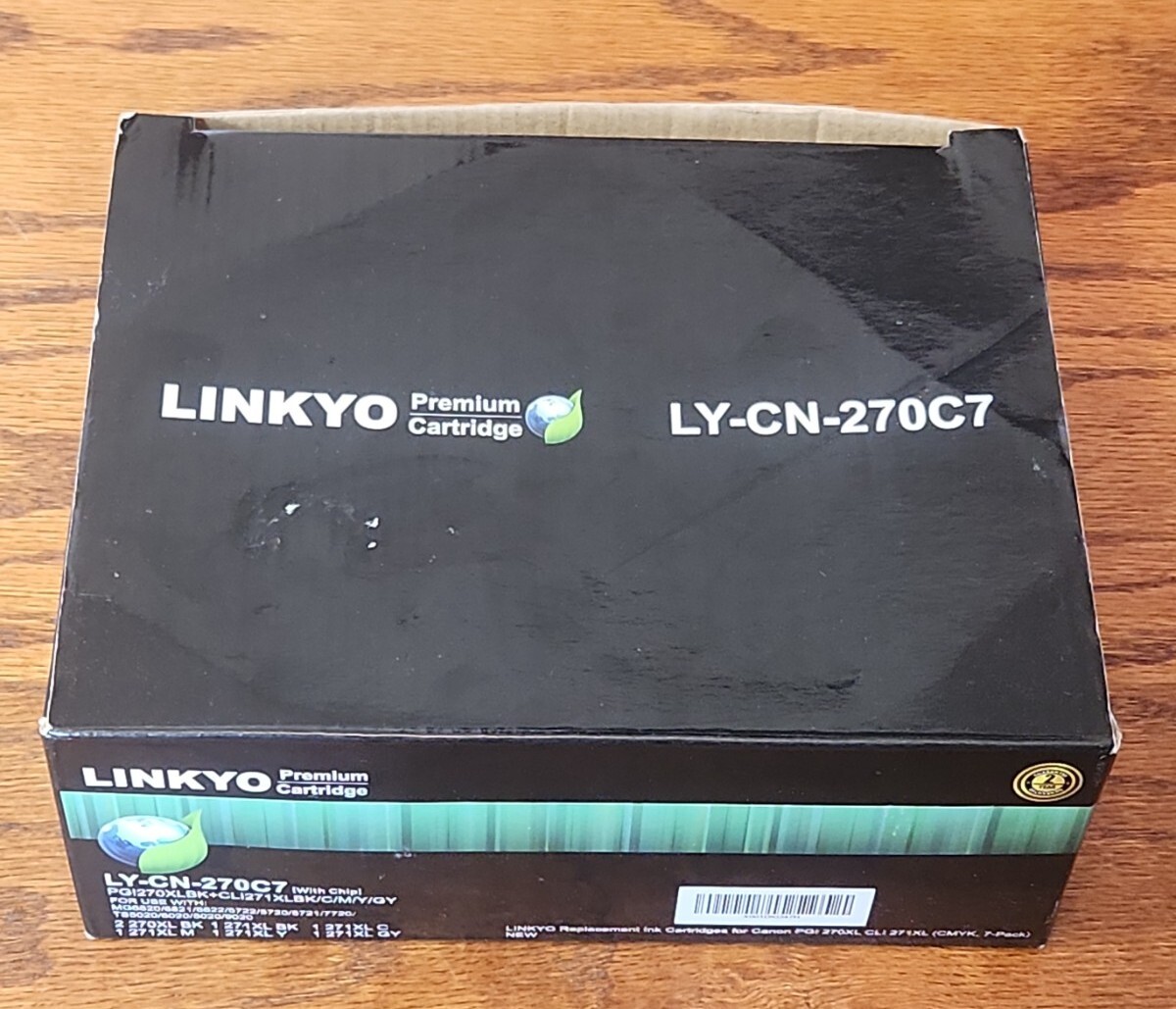Black Linkyo Premium Ink Cartridge LY-CN-270C7  7 Carts