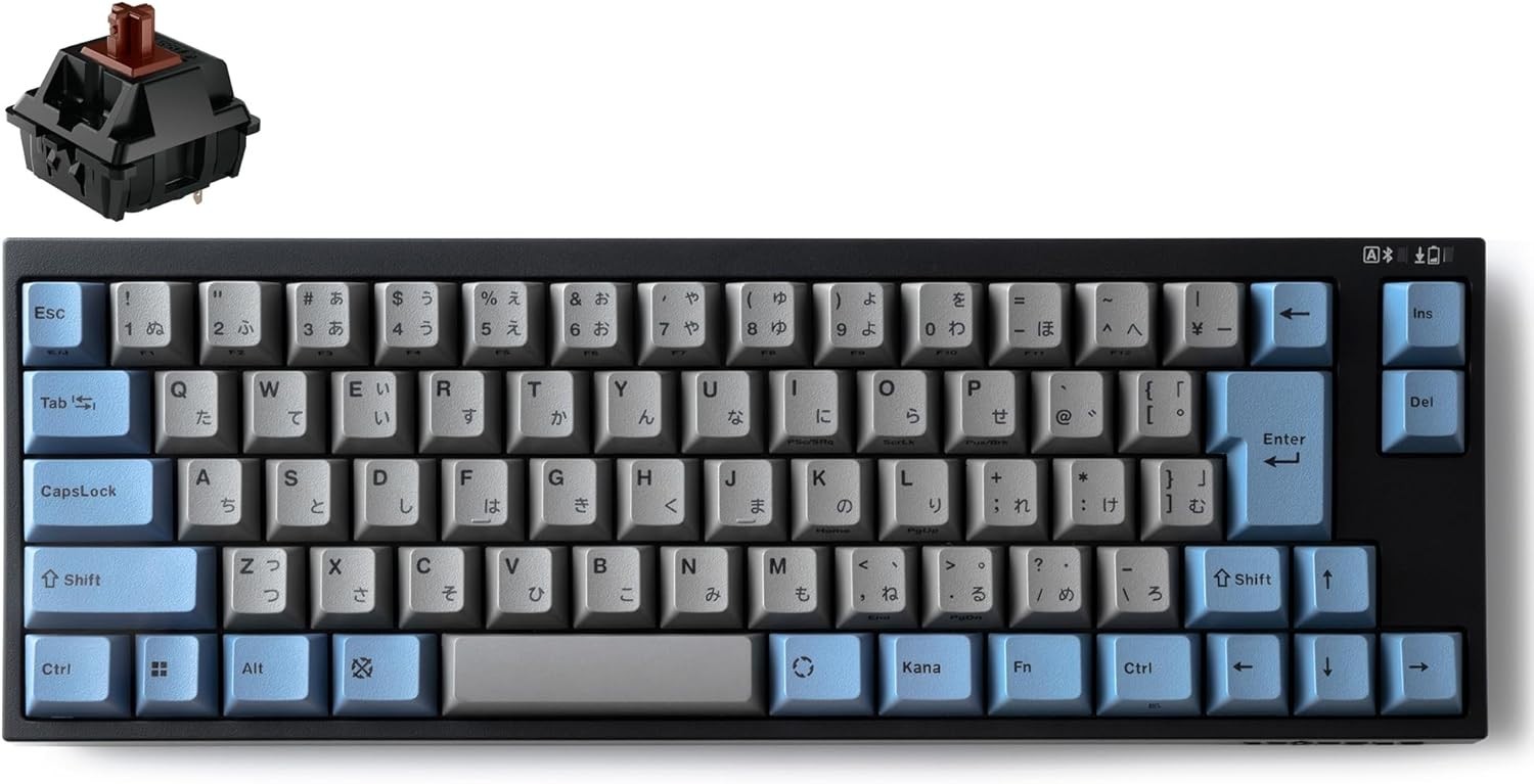 LEOPOLD FC660MBT GRAYBLUE Bluetooth/USB-C Japanese layout ‎FC660MBTN2/JAEGB