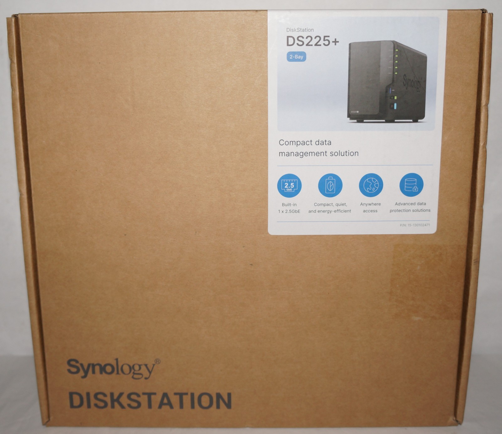 New Synology DS225+ Plus 2-Bay Diskless System Network NAS Storage Enclosure