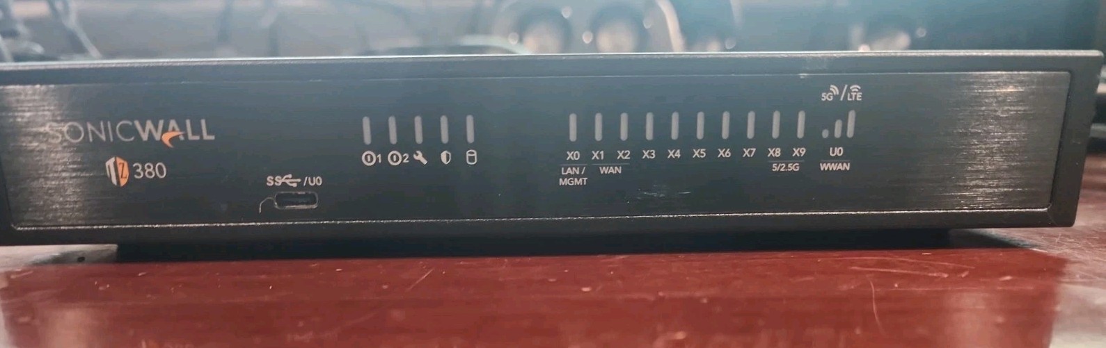 SonicWall TZ380 Network Security/Firewall Appliance License Valid Til Oct. 2028