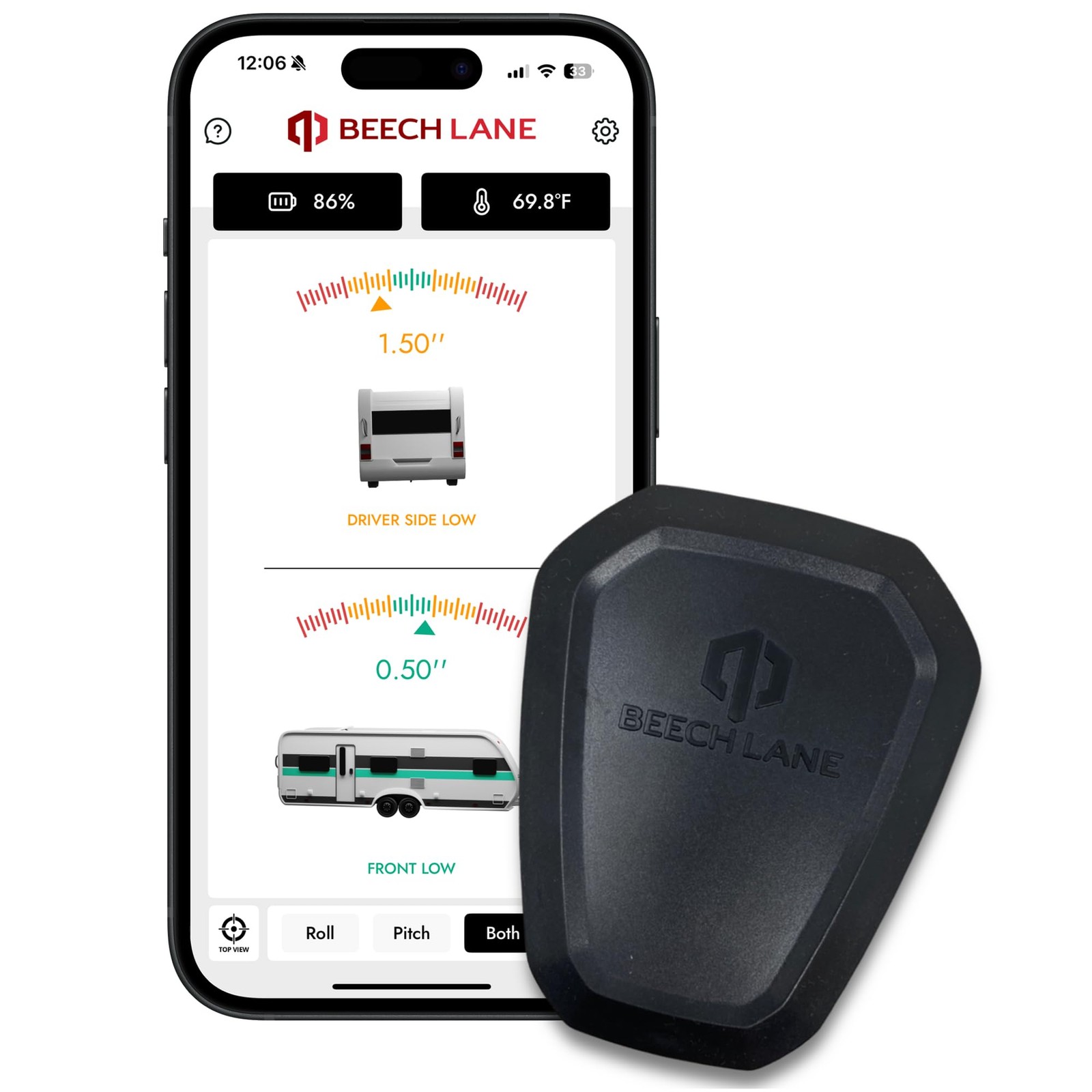 Beech Lane Wireless RV Leveling System Phone App USA