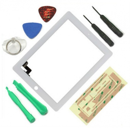 white Touch Screen Glass screen Digitizer Replacement for ipad 2 2nd a1395 A1397