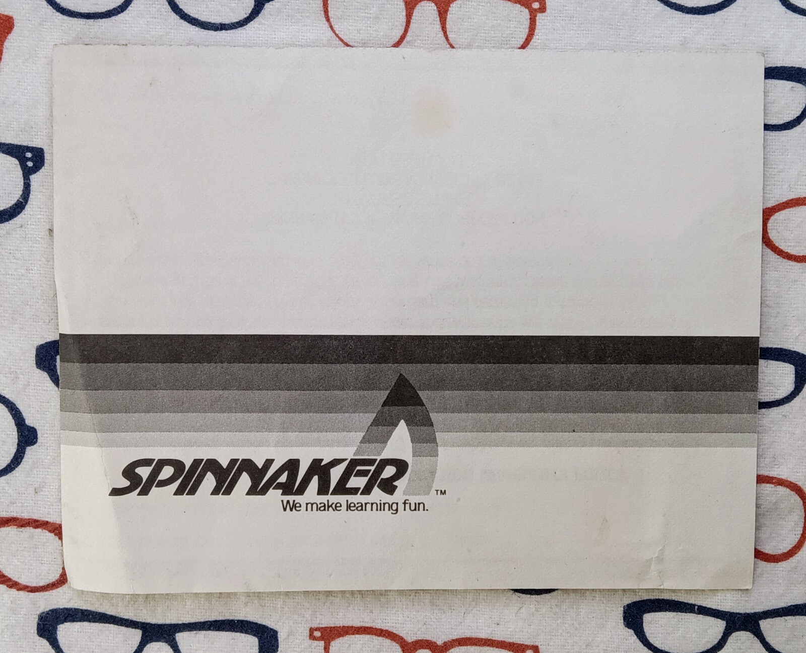 Vintage 1980s Spinnaker Educational Software Survey Card Atari 8-Bit Computers