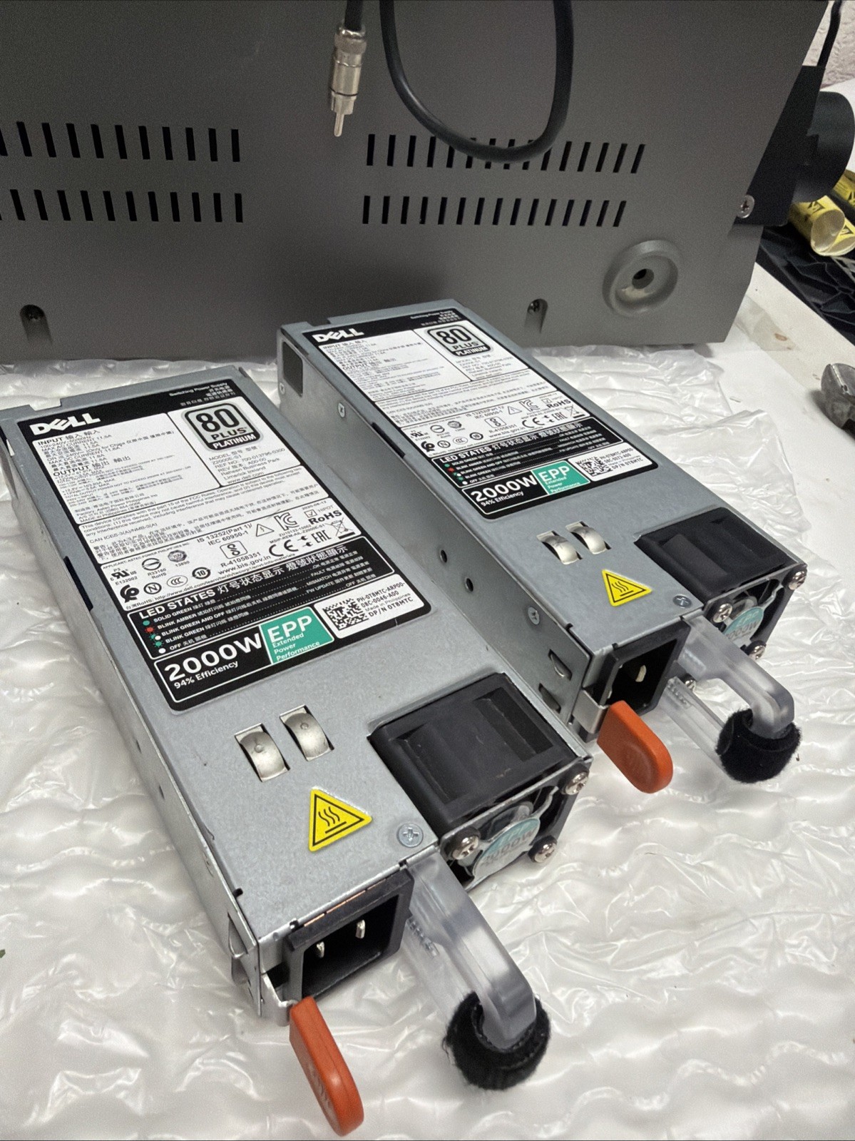 Genuine Dell 2000W 80+ Platinum EPP Power Supply R740XD D2000E-S0 Z2000E-S1