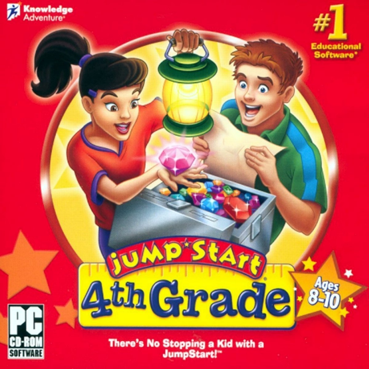 JumpStart 4th Grade Ages 8-10 Knowledge Adventure Jump Start Software New Sealed