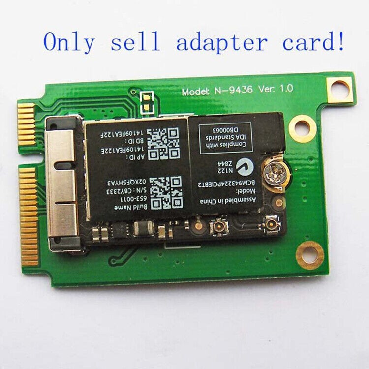 Adapter Card PCI-E for BCM94331CD BCM943224PCIEBT2  BCM94331CSAX Wireless Module
