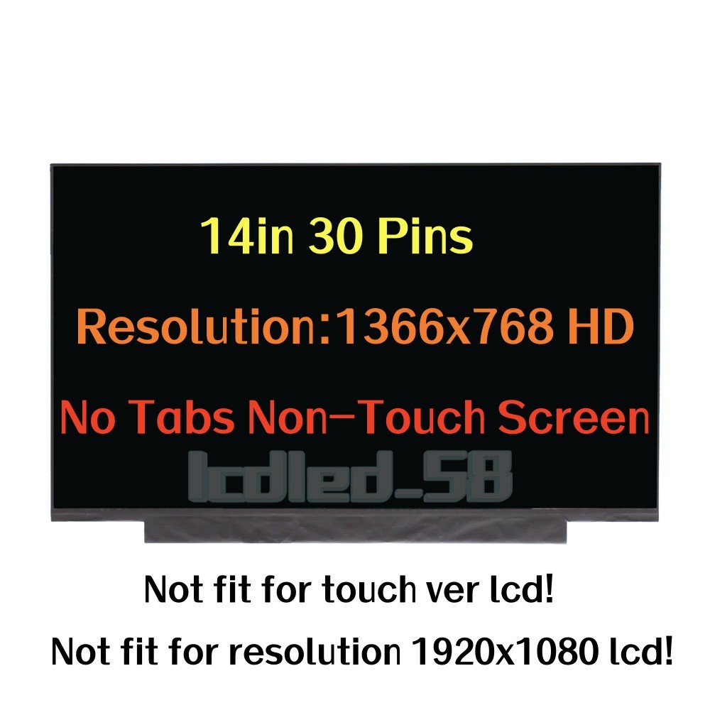 New For HP 14-DQ0760DX 14" HD LCD LED Screen 14-DQ1088WM 14-DQ2030LA 14-DQ0006LA