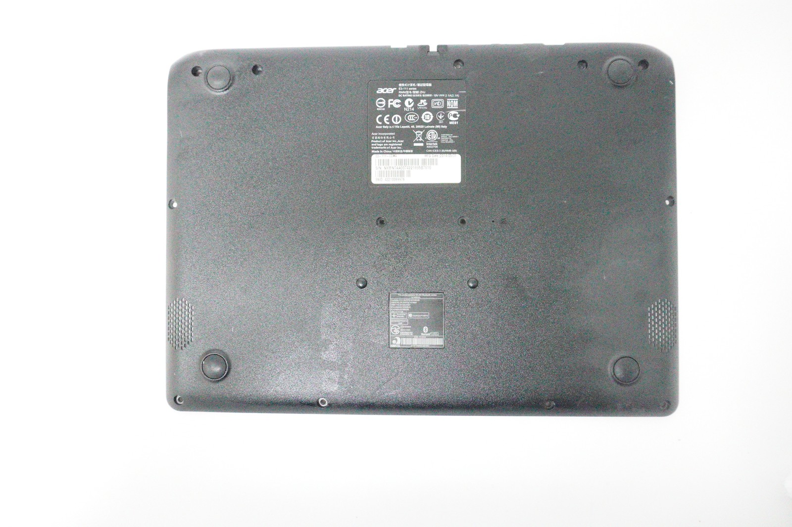 60.MNUN7.031 Acer Bottom Base Cover ASPIRE E3-111-C1XL