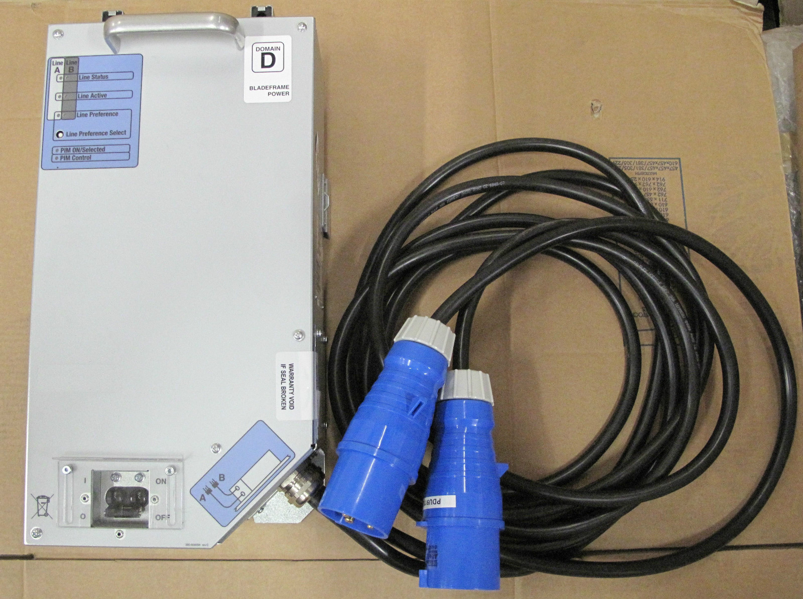 Fujitsu Egenera Power Input Module,Redundant 24amp-Interna S26361-F3240-E4111