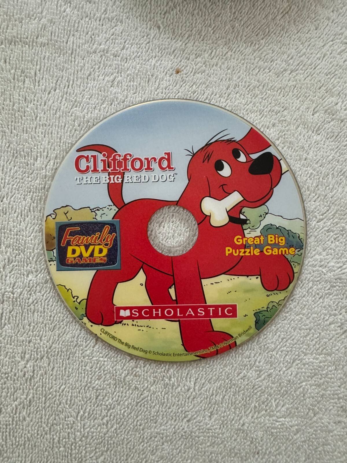 Clifford the Big Red Dog Great Big Puzzle Game - Windows 95/98