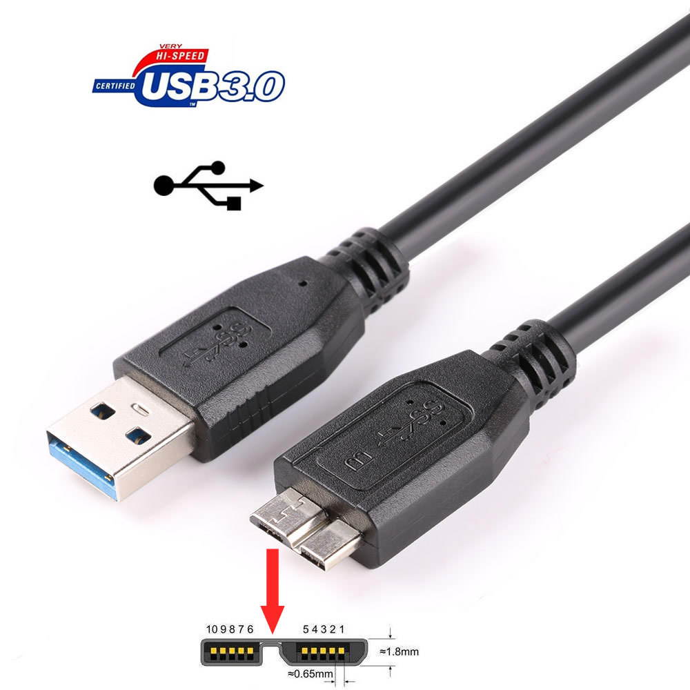 USB Cable for WD Easystore Hard Drive 8TB WDBAMA0080HBK-XA 12TB WDBAMA0120HBK-XA