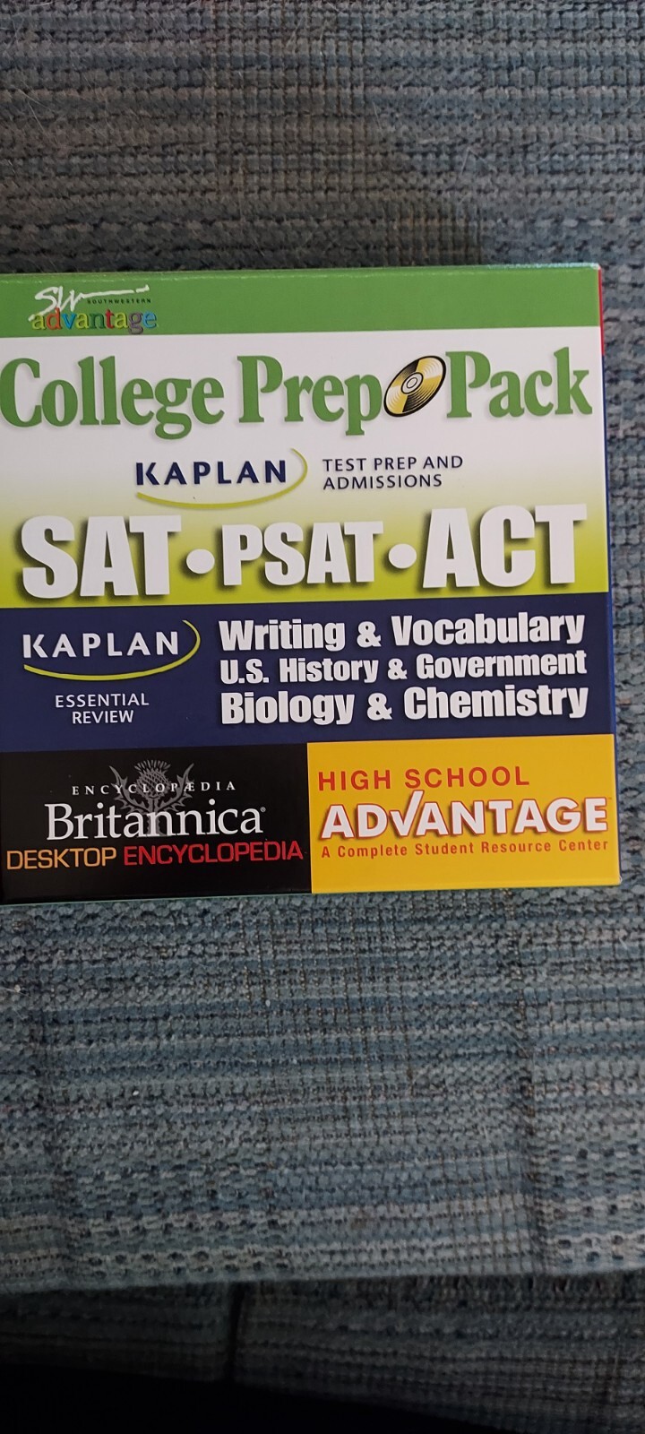 South Western  Advantage College Prep Pack KAPLAN test prep and admissions