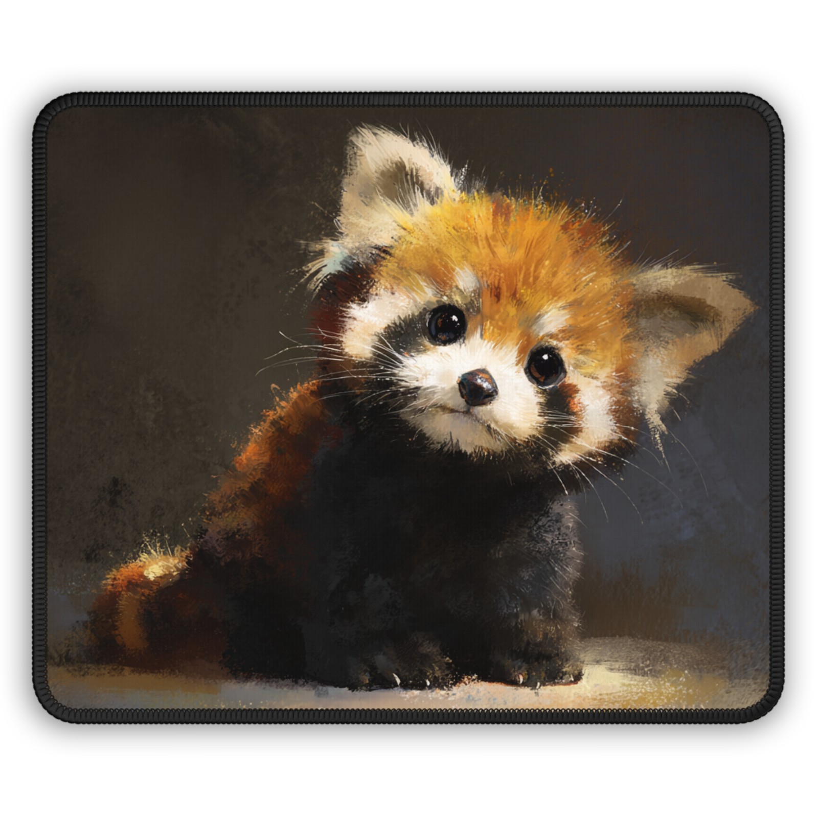 Cute Red Panda Painting Gaming Mouse Pad