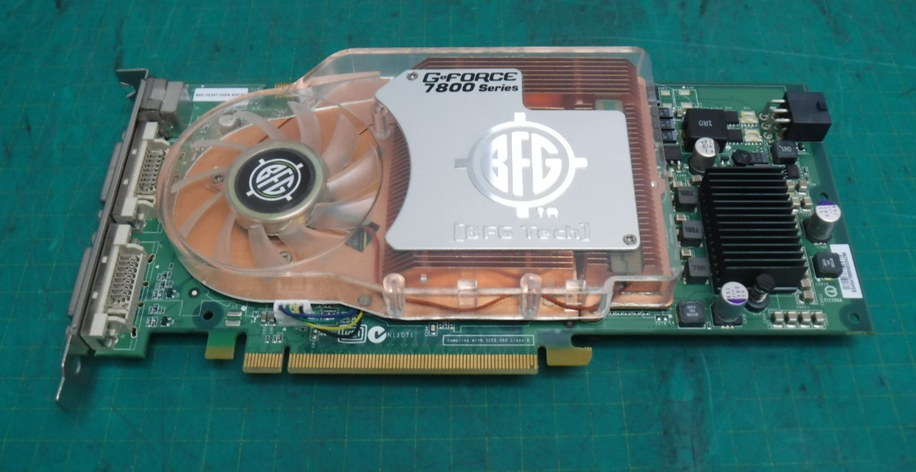 BFG GeForce 7800 GT 256MB PCIe Graphics Card BFGR78256TXOC