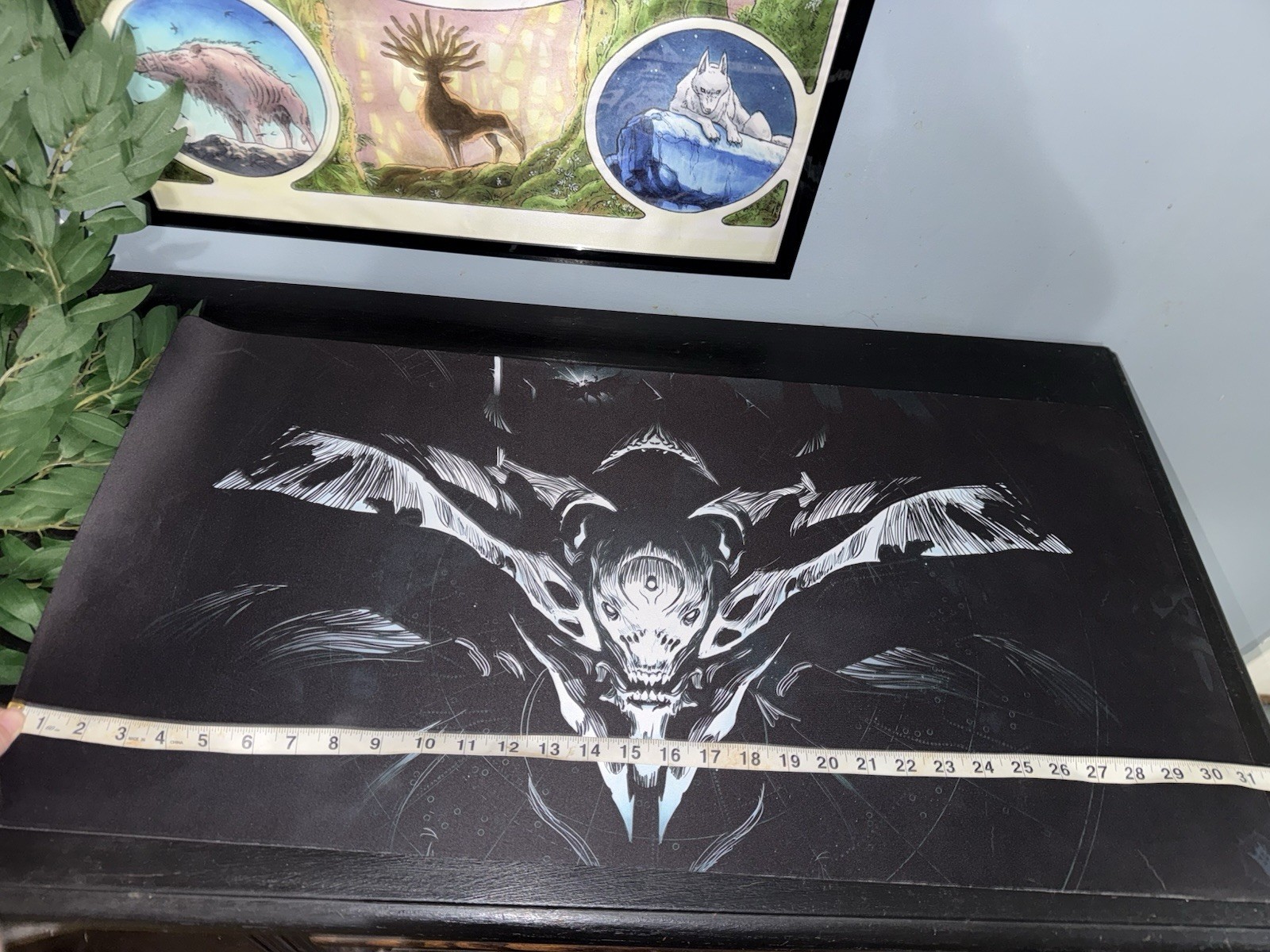 Destiny Extra Large Custom Mouse Pad 31x16 Inches Oryx Pantheon Emblem Design