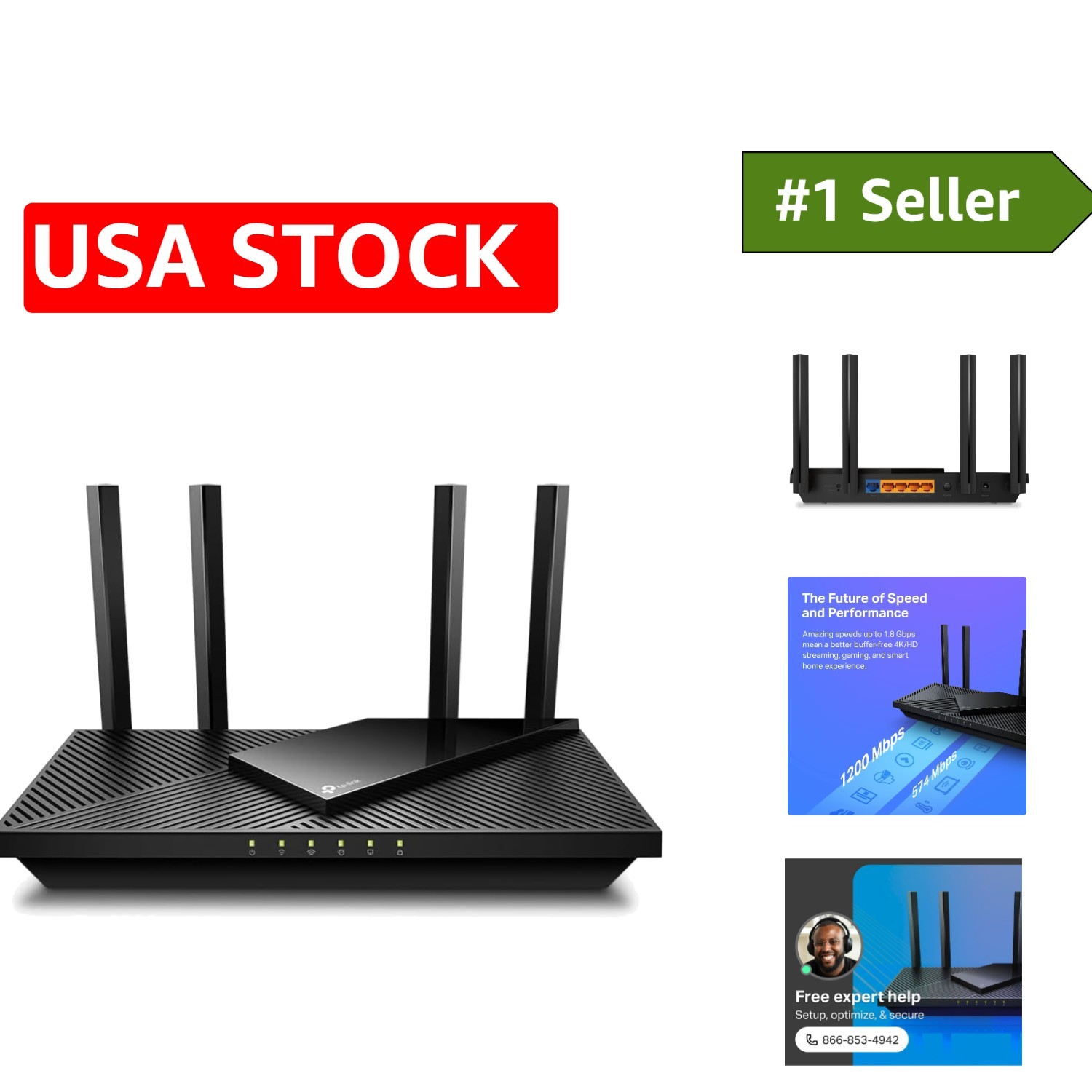 Dual Band AX1800 WiFi 6 Router – Versatile and Reliable Home Internet Solution