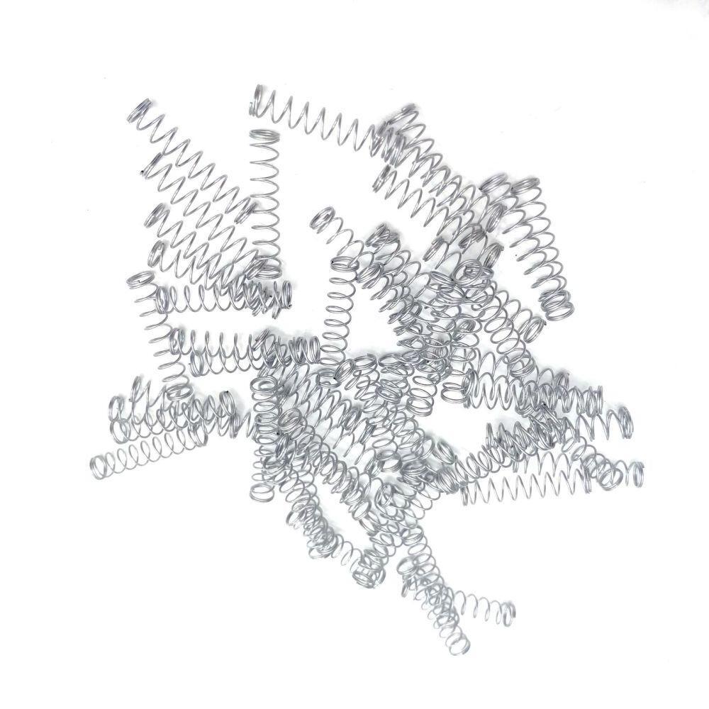 1set/100pcs 22*4.5mm Spring For Pen Refill Fits For Made By Spring Steel