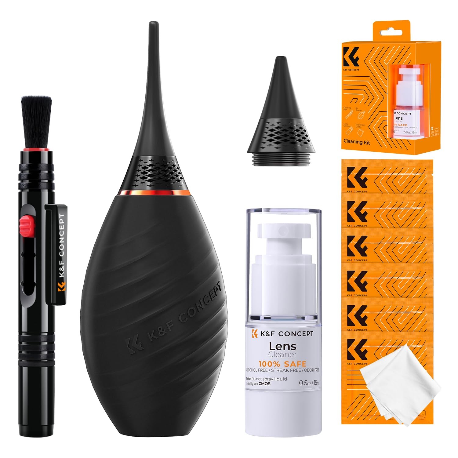 10in1 Camera Lens Cleaning Kit for DSLR Camera Lens Filter Cell Phones with A...