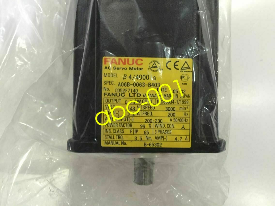 1PC New In Box FANUC A06B-0063-B403 Servo Motor Expedited Shipping