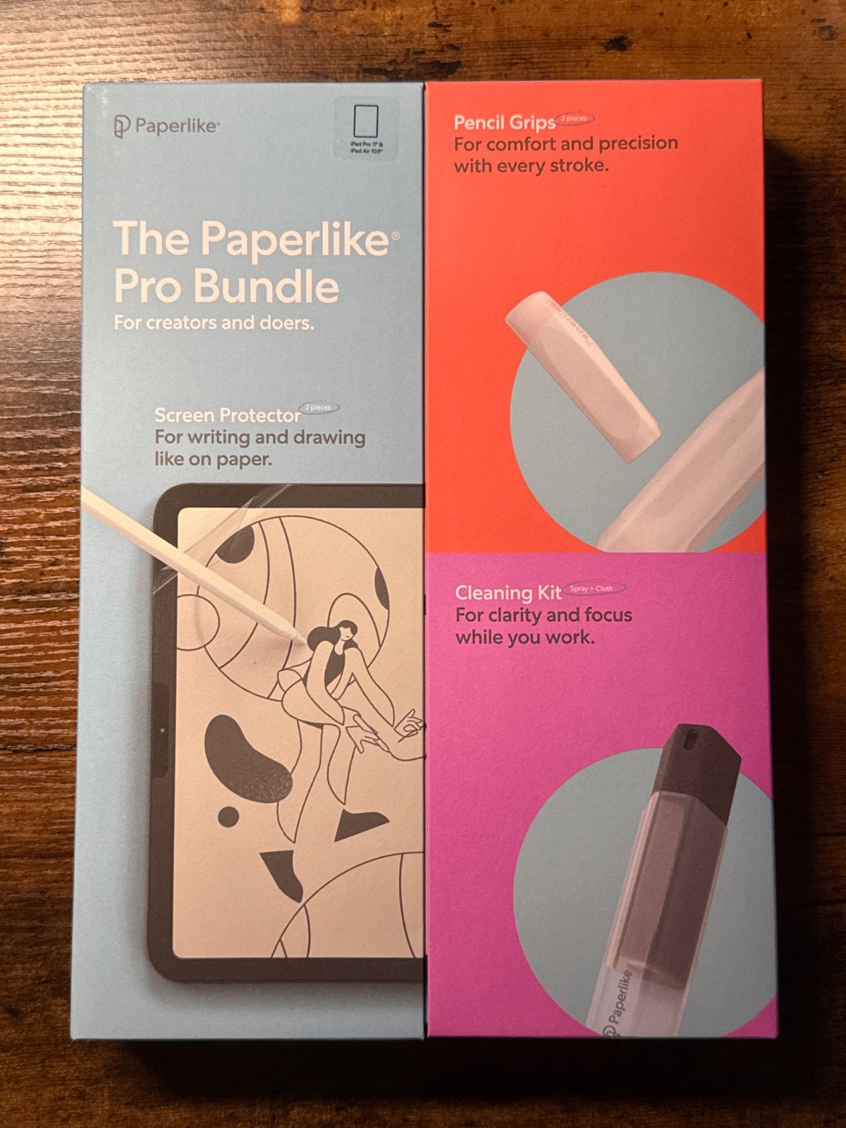 The Paperlike Pro Bundle for Apple iPad Pro 11" & iPad Air 10.9" w/ Pencil Grip