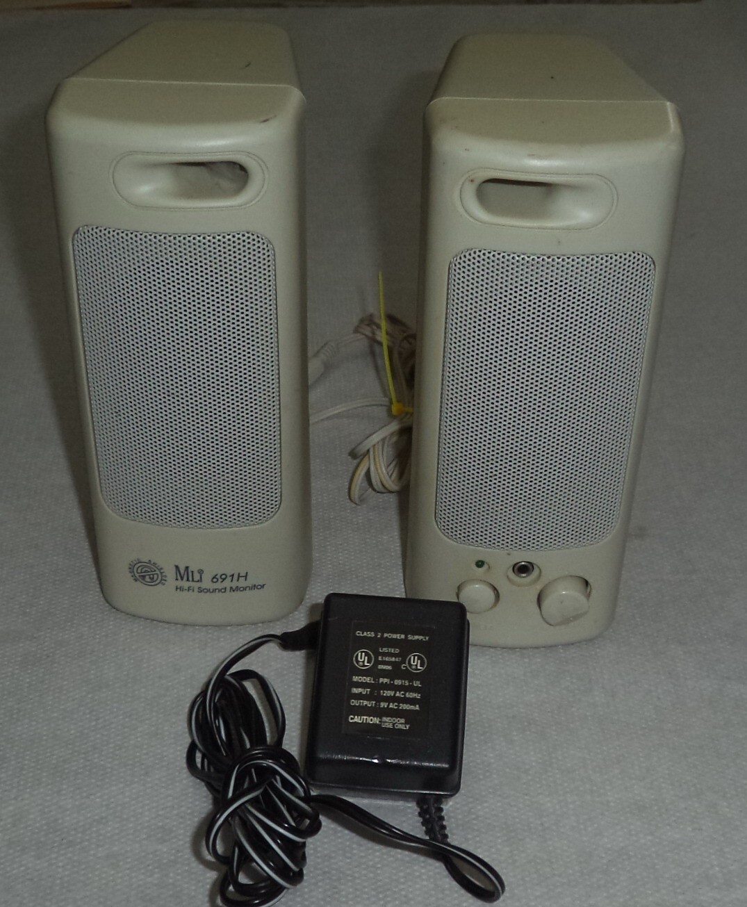 Midiland MLi-691H Hi-Fi Sound Monitor Computer Speakers Set, Vintage