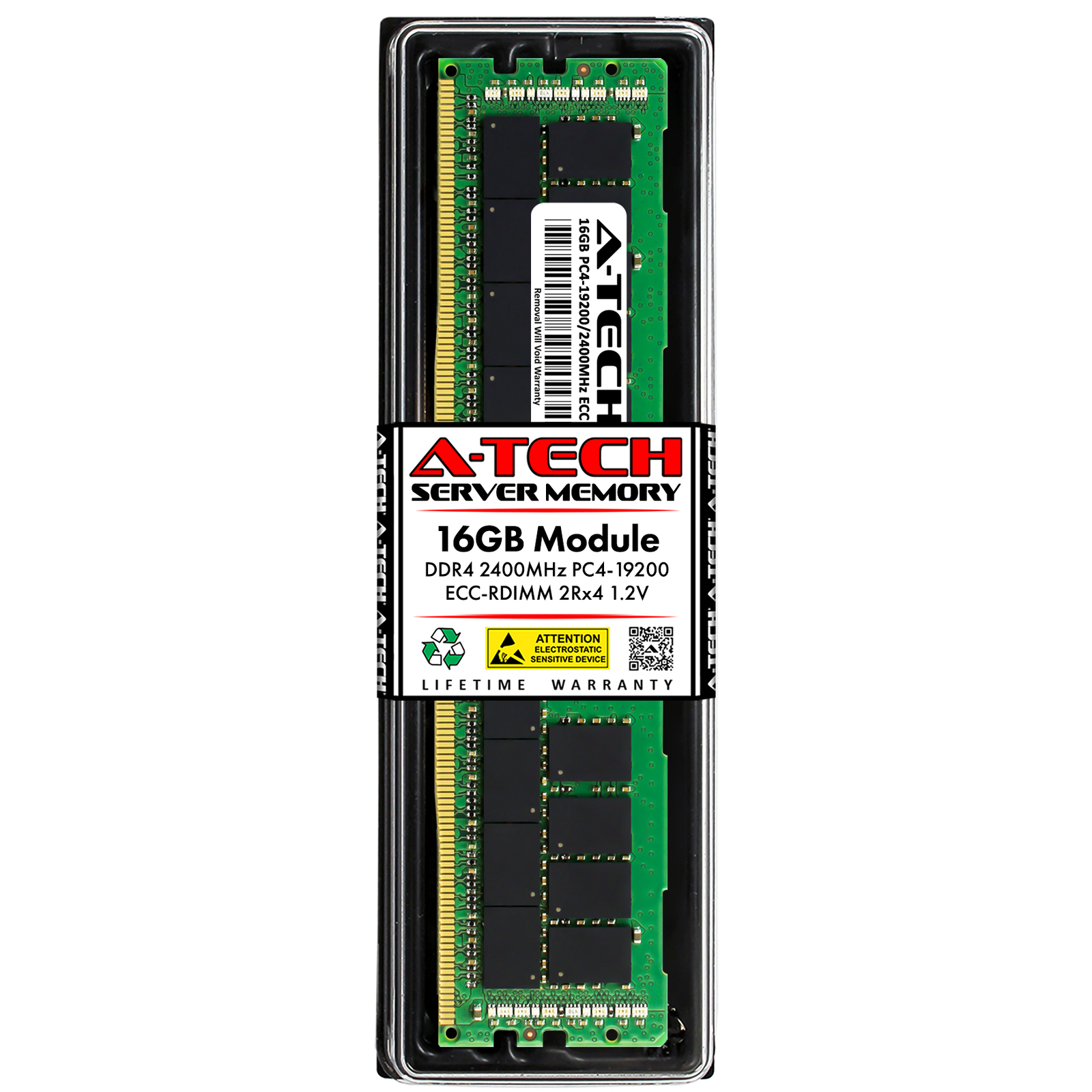 16GB PC4-19200 RDIMM (Replacement for Micron MTA36ASF2G72PZ- 2G3B1QI) Memory RAM