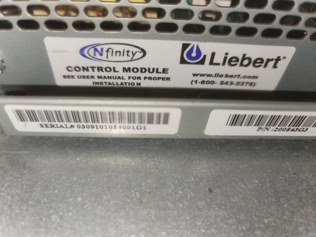 LIEBERT NFINITY EMERSON VERTIV UPS CONTROL MODULE 200543G3