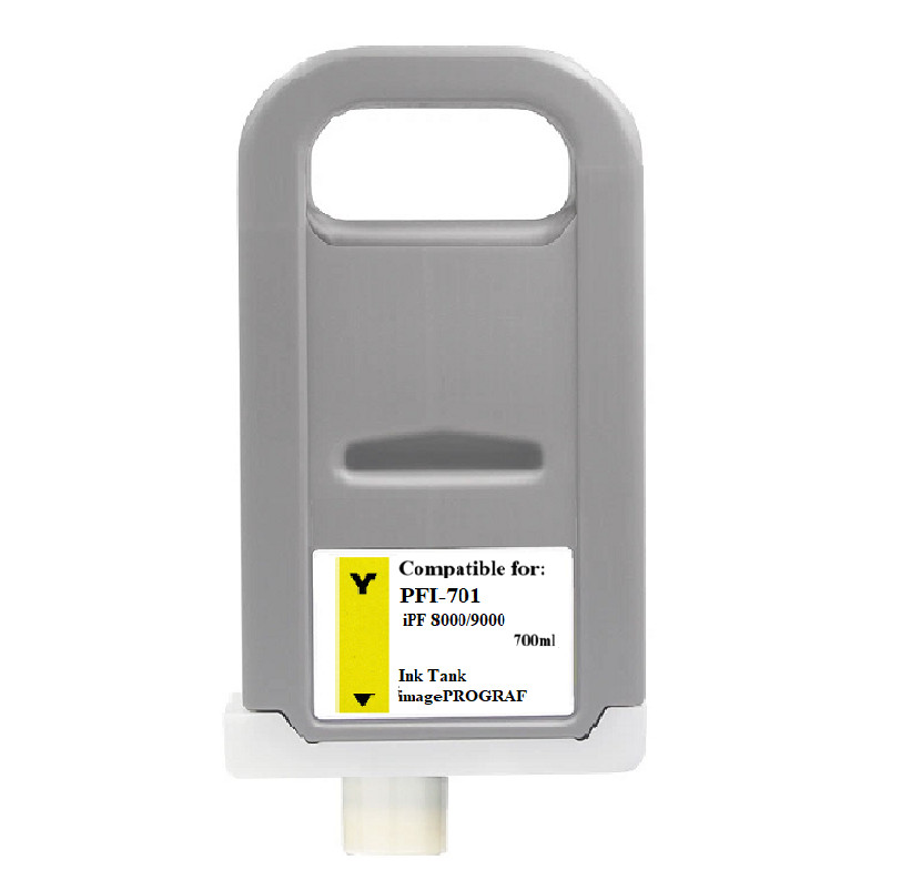 PFI-701 Yellow Ink Cartridge for Canon IPF 8000s 9000s 8000 9000 PFI701Y