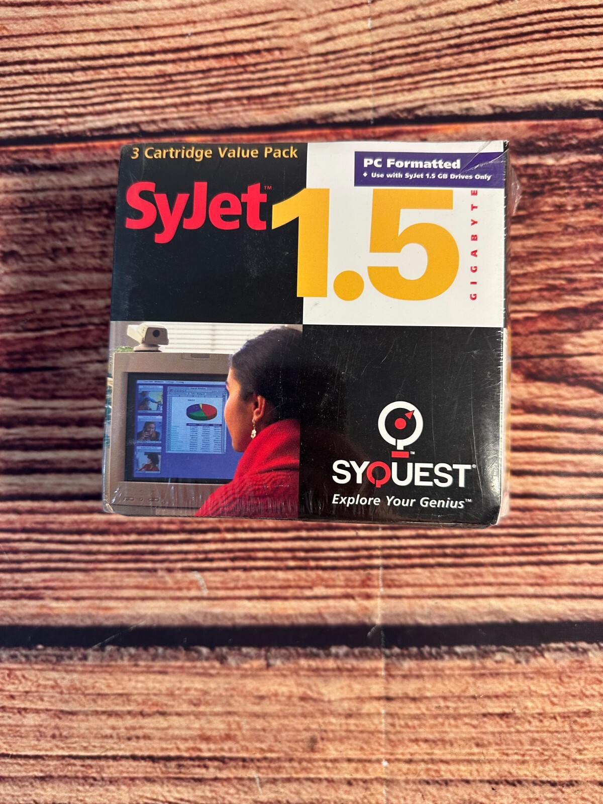 Syquest SyJet 1.5GB Removable Cartridge Factory Sealed