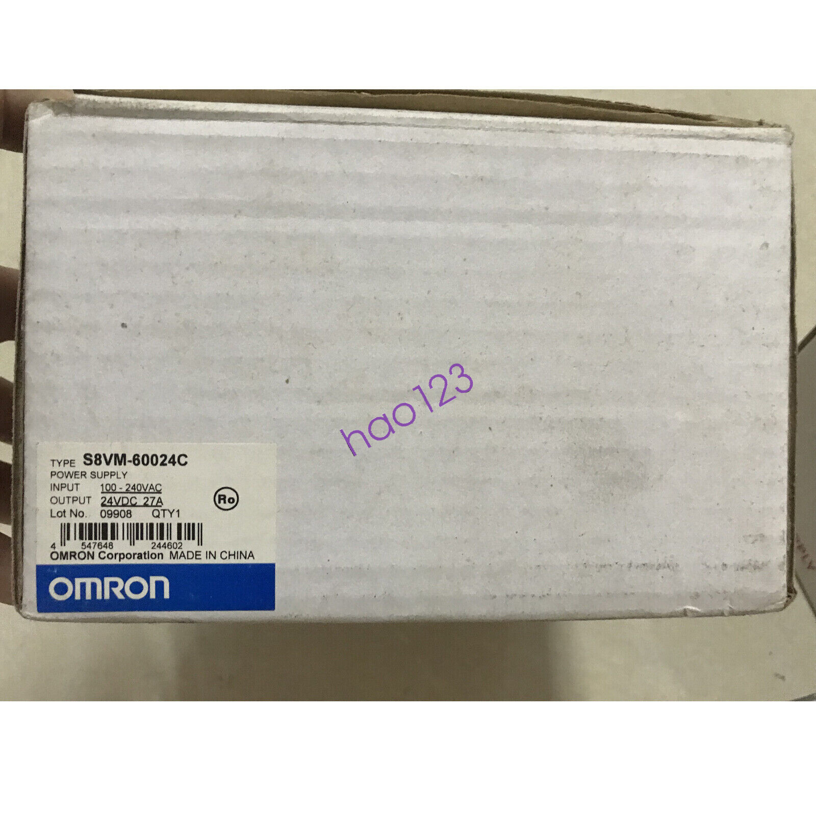 1PCS NEW FOR OMRON Switching power supply S8VM-60024C DC24V 27A DHL/FedEx