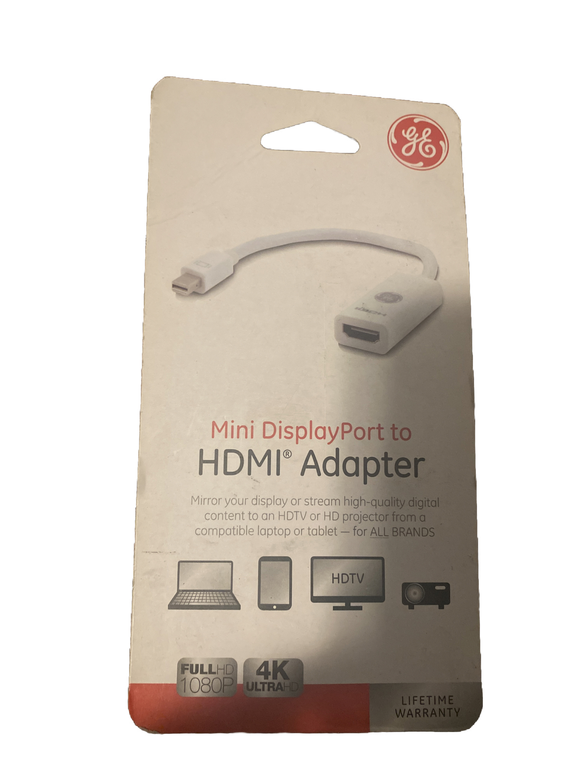 GE Mini Display Port to HDMI Adapter