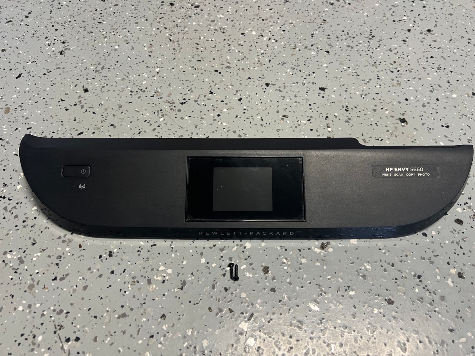 HP ENVY 5660 5661 Printer Control Panel Display Dash Screen OEM w/ Mount Screws