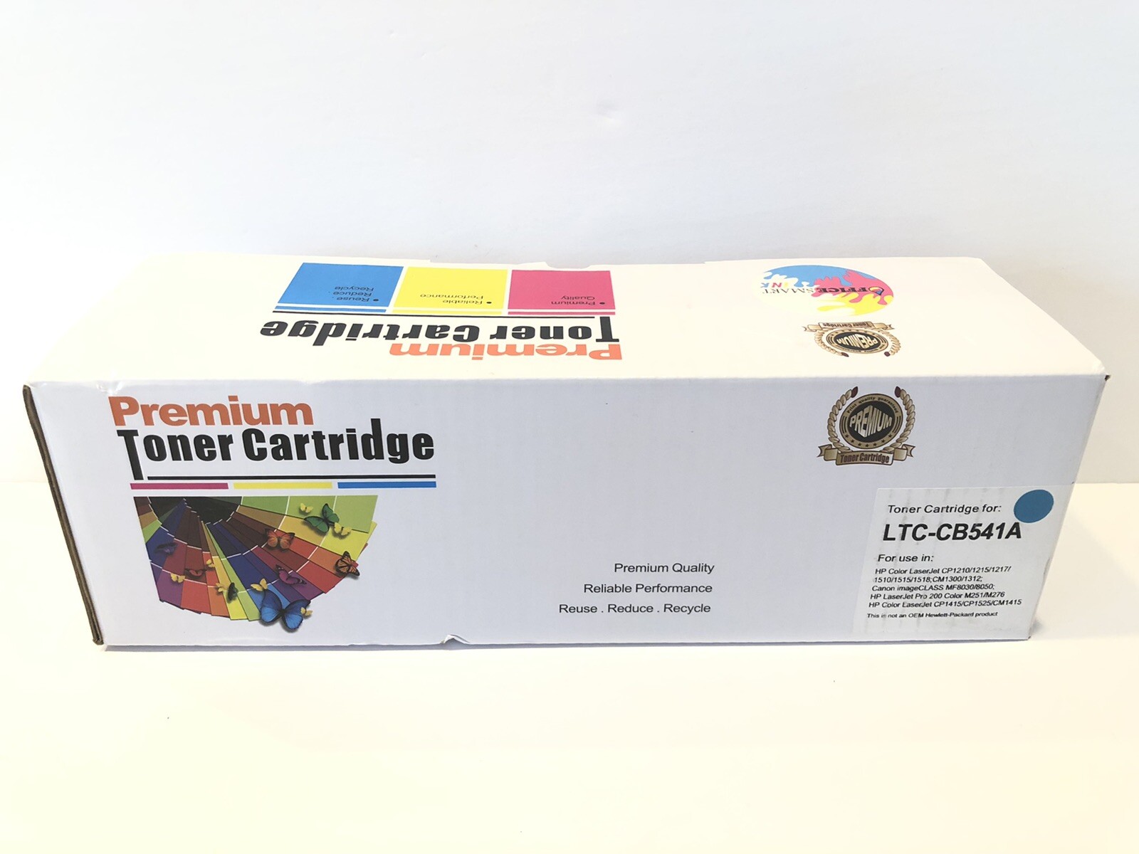 Premium Cyan Toner Cartridge CB541A HP Color Laserjet CP1215
