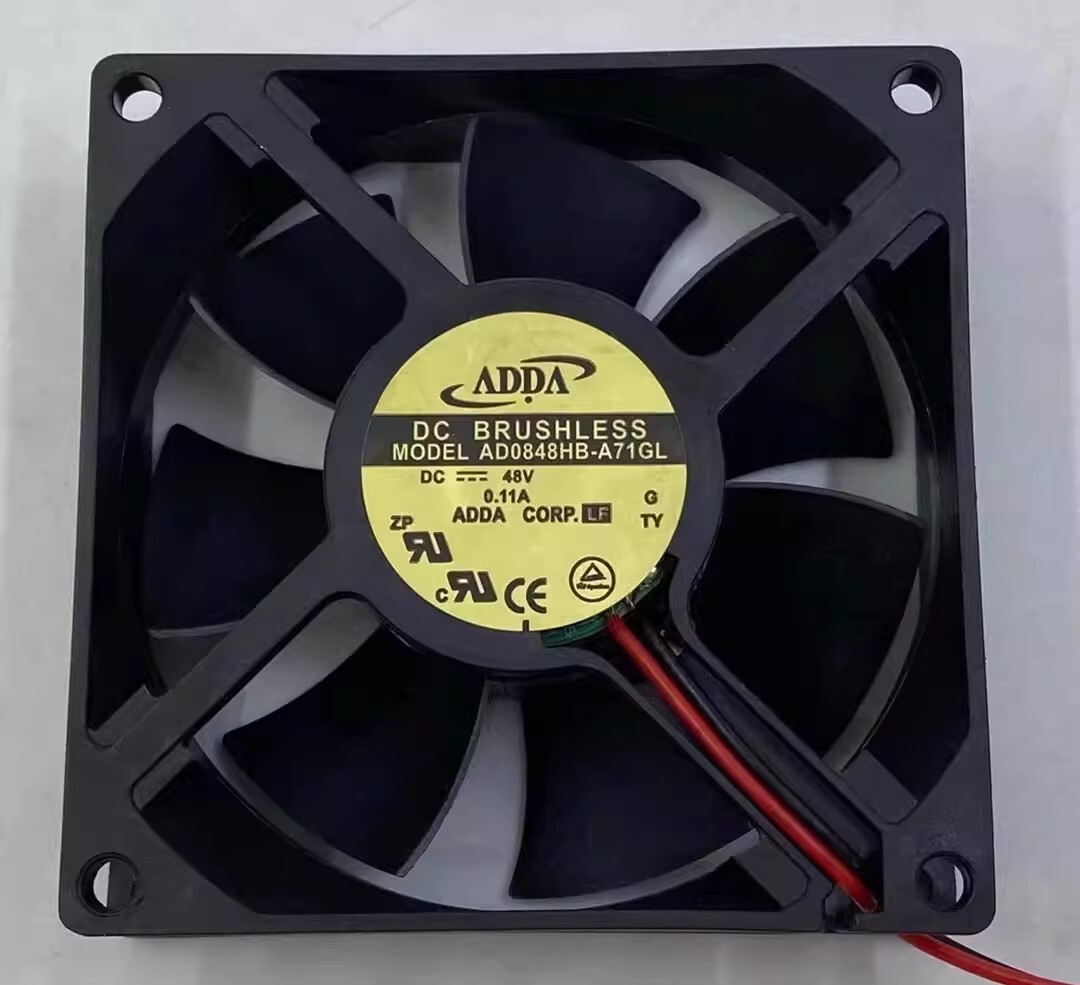 ADDA AD0848HB-A71GL 8025 DC48V 0.11A 2-Wire Inverter Cooling Fan