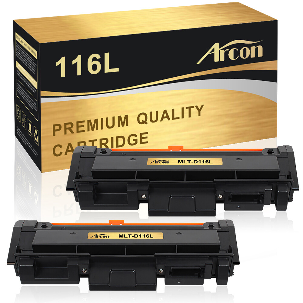 2PK MLT-D116L BK Toner For Samsung Xpress SL-M2825WN SL-M2875FD M2835DW M2885FW