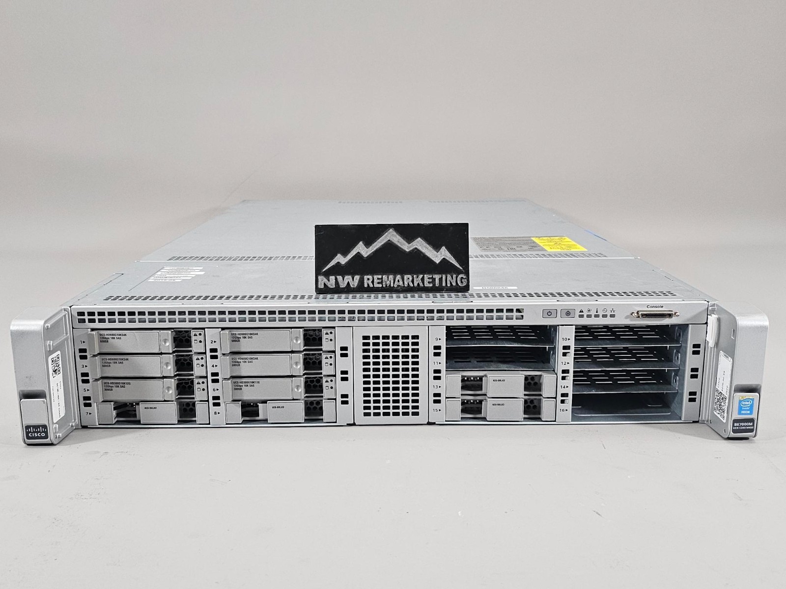 Cisco BE7M-M4-K9 UCS C240 M3S2 Business Server 64GB RAM 1x CPU 4x 600GB SAS